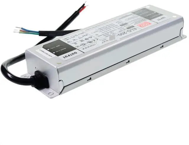 Alt view image 4 of 5 - Mean Well ELG 200W 48-96V 2100mA LED Driver3 Wire Input ELG-200-C2100A-3Y Switching Power Supply Converter Transformer with IP65, PFC, Constant Voltage/Current