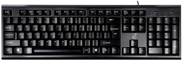 Alt view image 2 of 7 - _Mega Brand Gaming Keyboard Q9 Cable USB Computer Game Keyboard #.77, Black