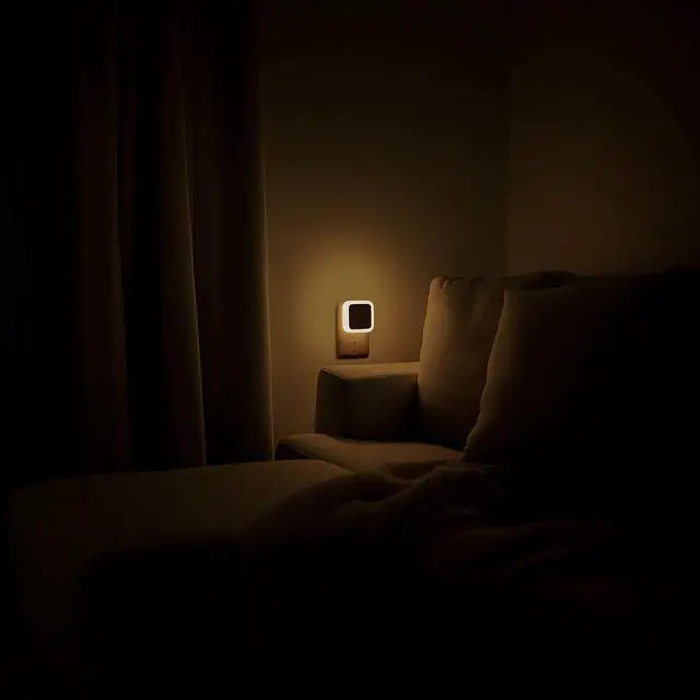 Alt view image 7 of 7 - _Mega Brand Night Light, Night Lights Plug into Wall 4-Pack Dusk to Dawn Night Lamp Led Night Light for Bedroom, Bathroom, Hallway, Warm White