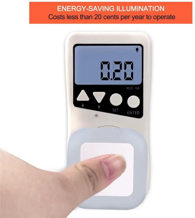 Alt view image 4 of 7 - LED Night Light Lamp with Smart Sensor Dusk to Dawn Sensor, Daylight White, 0.5W Plug-in, 6-Pack