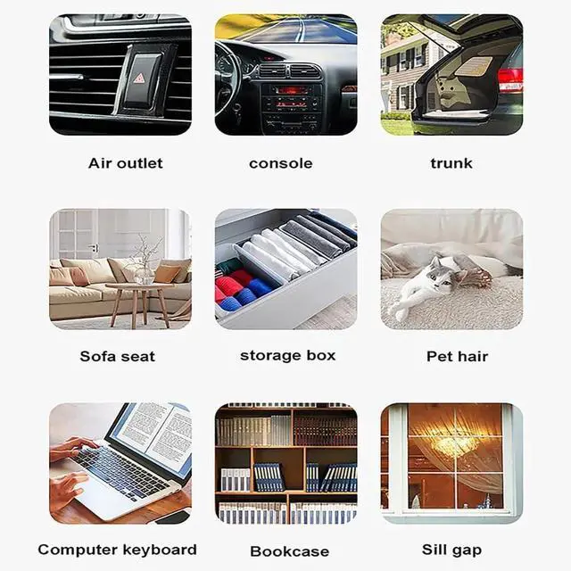 Alt view image 6 of 7 - _Mega Brand 50W 12000PA Suction Cordless Car Vacuum Cleaner, Type-C Charge Portable Mini Handheld Vacuum for Car, Office, Keyboard