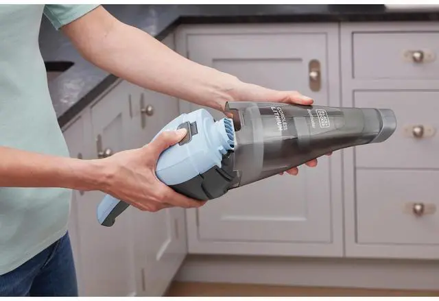 Alt view image 6 of 7 - 7.2V 1.5Ah Cordless Hand Vacuum Icy Blue (HNVC215B12) - Lightweight, Portable, Bagless, with Wall-Mountable Charger
