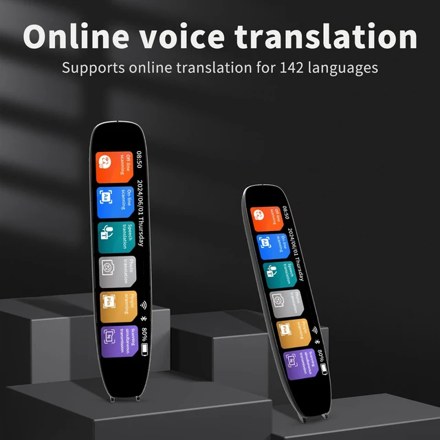 Alt view image 3 of 7 - Translation Pen, Scan Reading Pen, Multilingual Translator Device, Text to Speech & Scan-to-Text, Dyslexia Support for Learning Difficulties, Language Learners, Business Travelers & Elderly Users