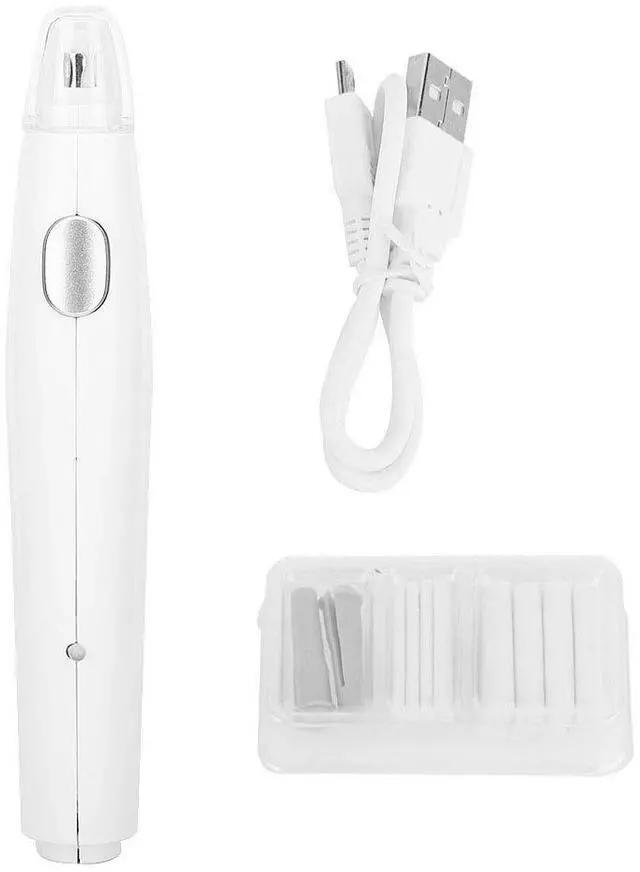 Main image of _Mega Brand Handy Electric Eraser: Perfect for Drawing, Sketching & Artwork USB Rechargeable for On-the-Go Use, Plus 16 Replacement Refills Included (Sleek White Design)
