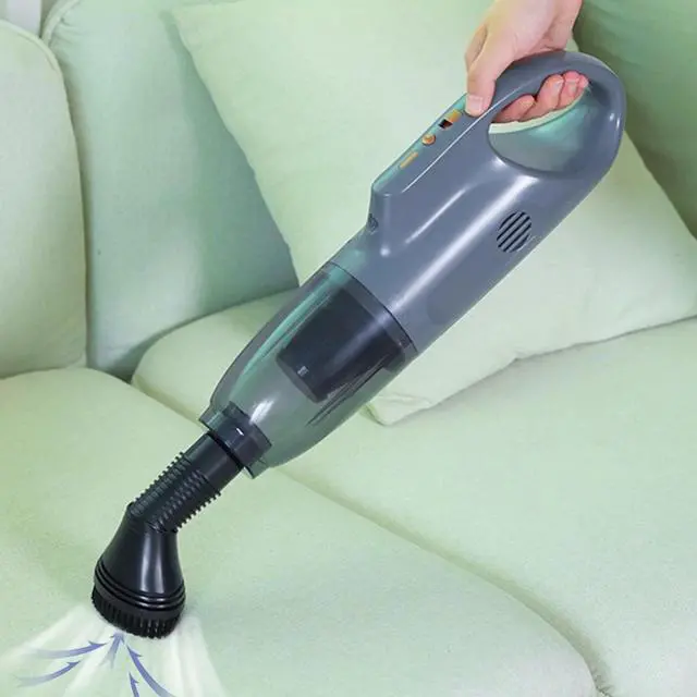 Alt view image 3 of 7 - _Mega Brand Home Clearance Small Cordless Vacuum Cleaner  No Cord for Easy Pick-Up & Use, Strong Suction Cleaning Machine, Small Gray Cleaner for Home & Car