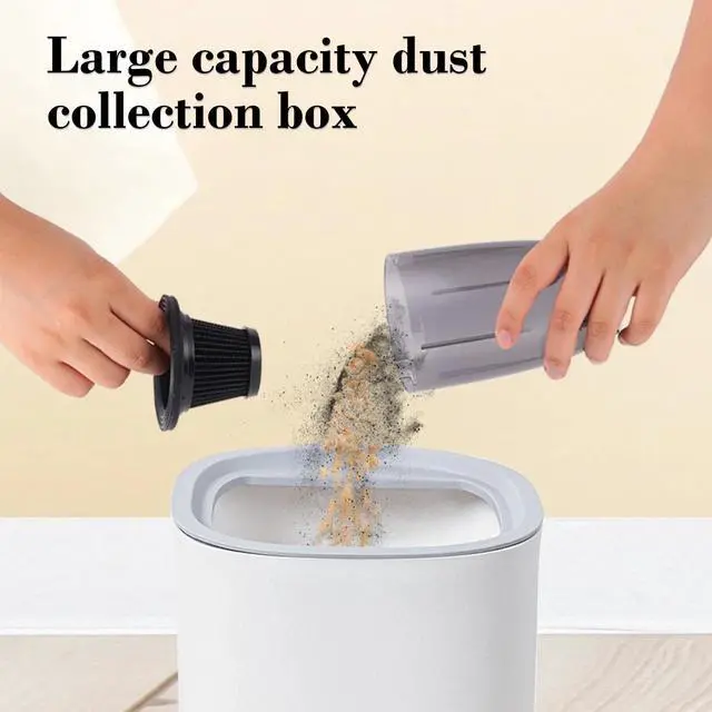 Alt view image 7 of 7 - _Mega Brand Home Clearance Small Cordless Vacuum Cleaner  No Cord for Easy Pick-Up & Use, Strong Suction Cleaning Machine, Small Gray Cleaner for Home & Car
