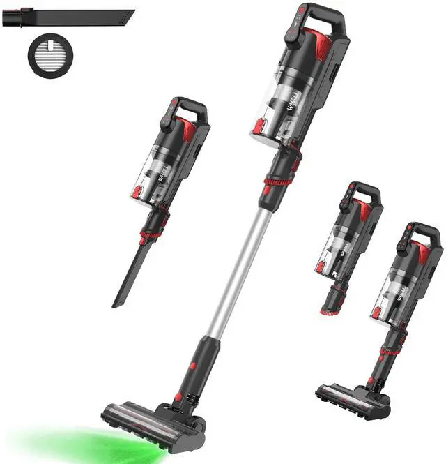Main image of _Mega Brand Cordless Vacuum Cleaner  Lightweight Stick Vacuum with LED Display & Multi-Functional Accessories for Home Cleaning