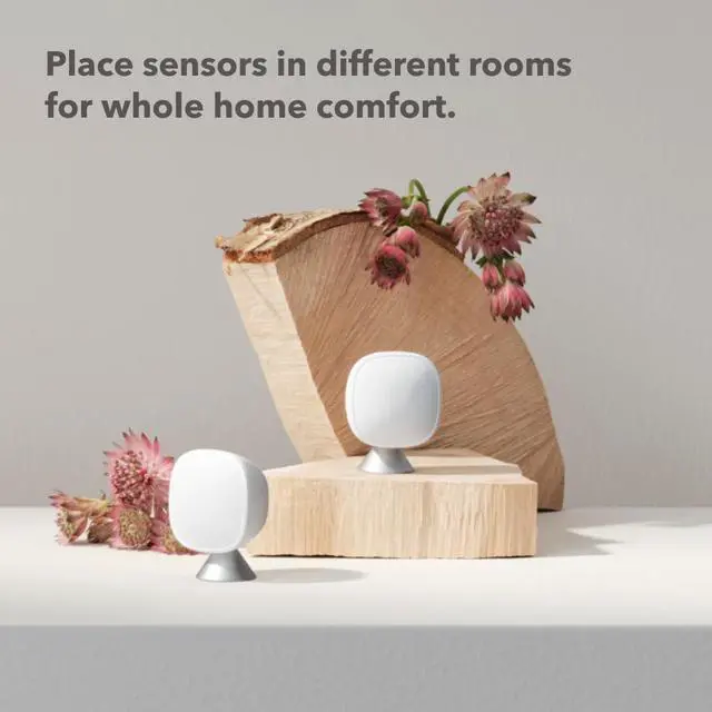 Alt view image 6 of 6 - Smart Sensor 2 Pack - Comfort, Security, Energy Savings, Temperature and Occupancy Detection - Compatible with ecobee Thermostats for Home