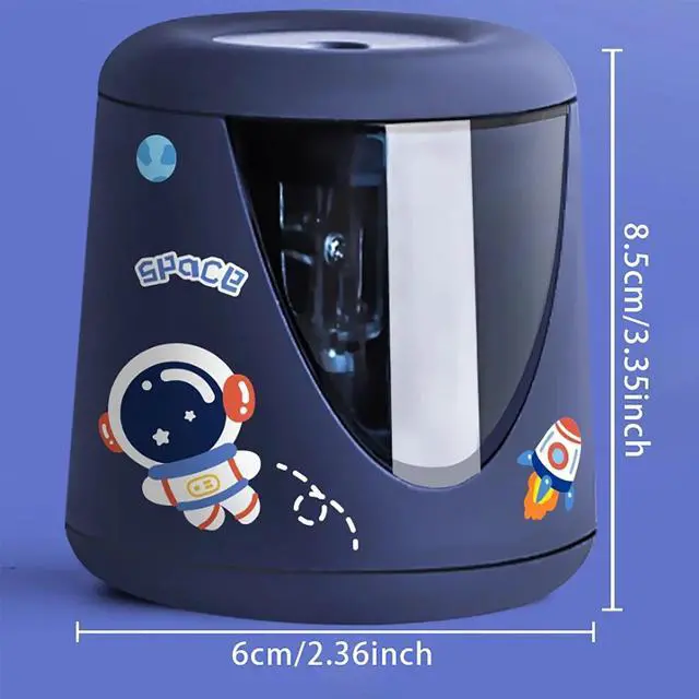 Alt view image 3 of 6 - Pencil Sharpener Clearance, _Mega Brand 1 Set Automatic Pencil Sharpener Pencils Electric Sharpenersstationery Electric Pencil Sharpeners for Homesupply Battery Fully Automatic, Pen