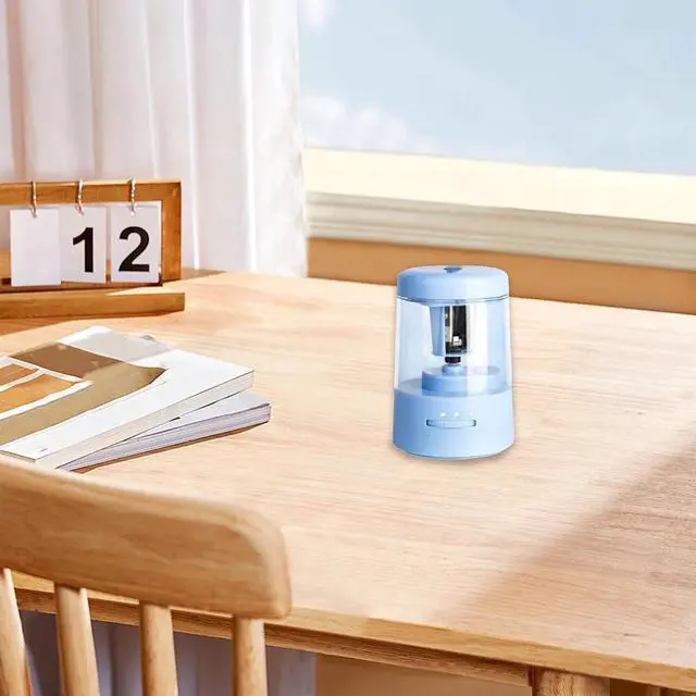 Alt view image 7 of 7 - Electric Pencil Sharpener, Pencil Sharpener for Colored Pencils, Auto Stop, Super Sharp & Fast,Rechargeable Hands-Free Pencil Sharpener for 6-12mm No.2/Colored Pencils/Office/Home