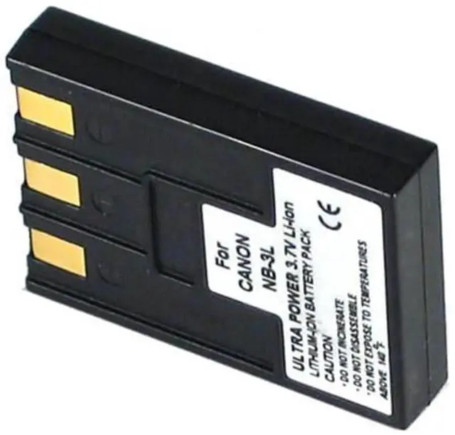 Main image of _Mega Brand NB-3L Battery for Canon SD10, SD100, SD110, SD20, SD500, SD550 Cameras