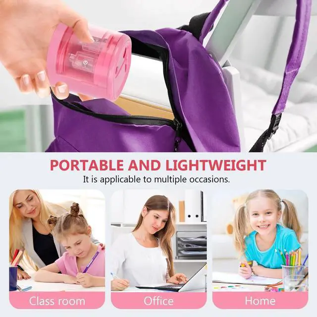 Alt view image 5 of 7 - _Mega Brand Electric Pencil Sharpener, Double Hole