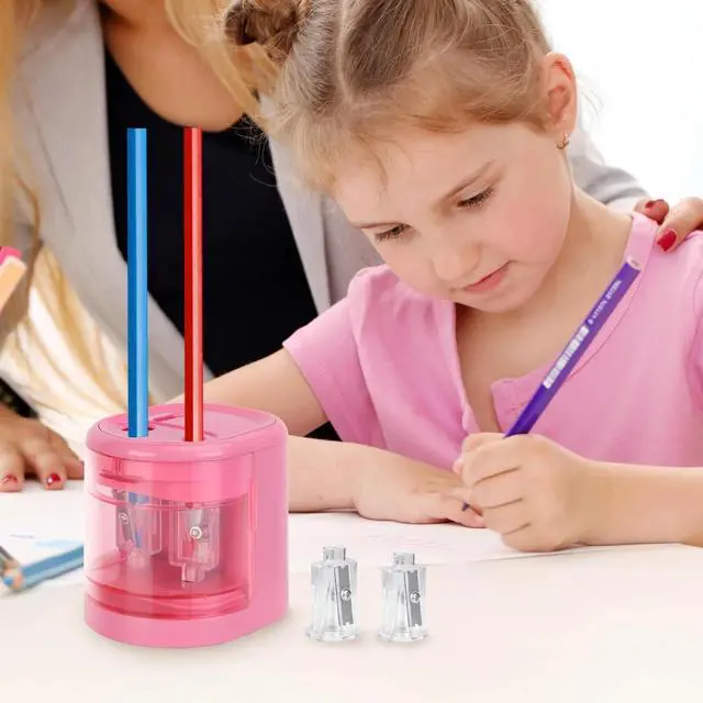 Alt view image 7 of 7 - _Mega Brand Electric Pencil Sharpener, Double Hole