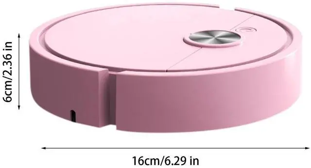 Alt view image 6 of 6 - _Mega Brand Mini Robot Vacuum, 3 in 1 Mopping Robotic Vacuum, Intelligent Robot Vacuum Cleaner, Powerful Suction Sweeping and Mopping Mini Vacuum Cleaner, Ideal for Hard Floor, Pet Hair, Carpet