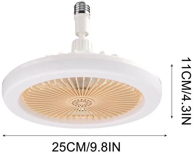 Alt view image 3 of 7 - _Mega Brand White Ceiling Fan with Remote Control
