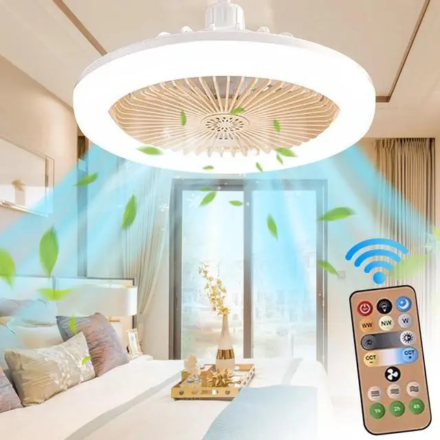 Main image of _Mega Brand White Ceiling Fan with Remote Control