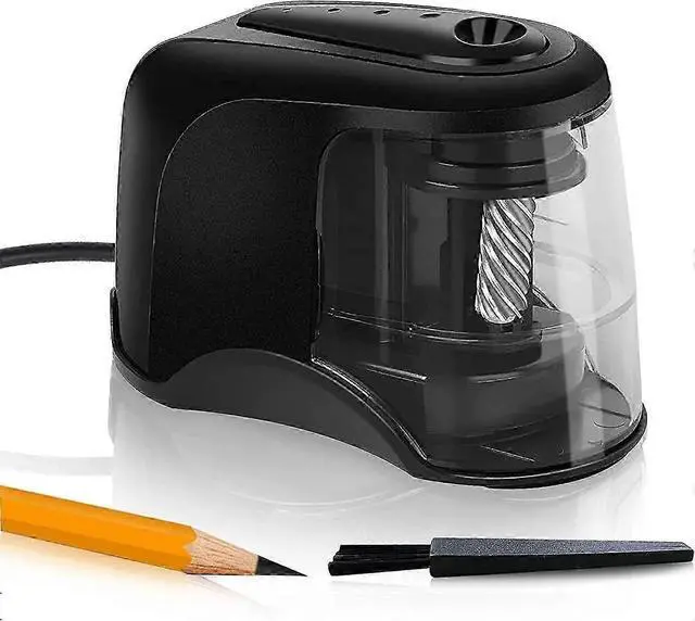 Main image of _Mega Brand Electric Pencil Sharpener, Heavy-Duty Helical Blade to Fast Sharpen, Pencil Sharpeners for USB/Battery Operated, Suitable for No.2/Colored Pencils(6-8