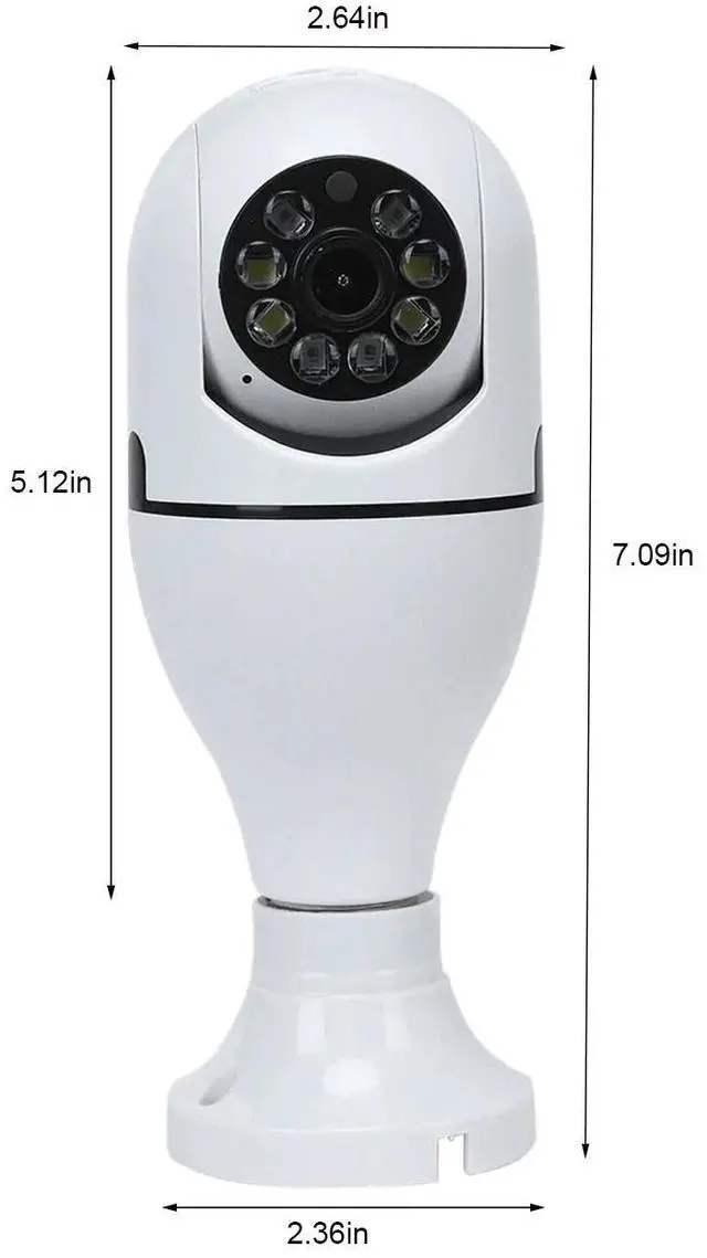 Alt view image 3 of 7 - _Mega Brand Night Vision 1080P Outdoor Surveillance Camera, White