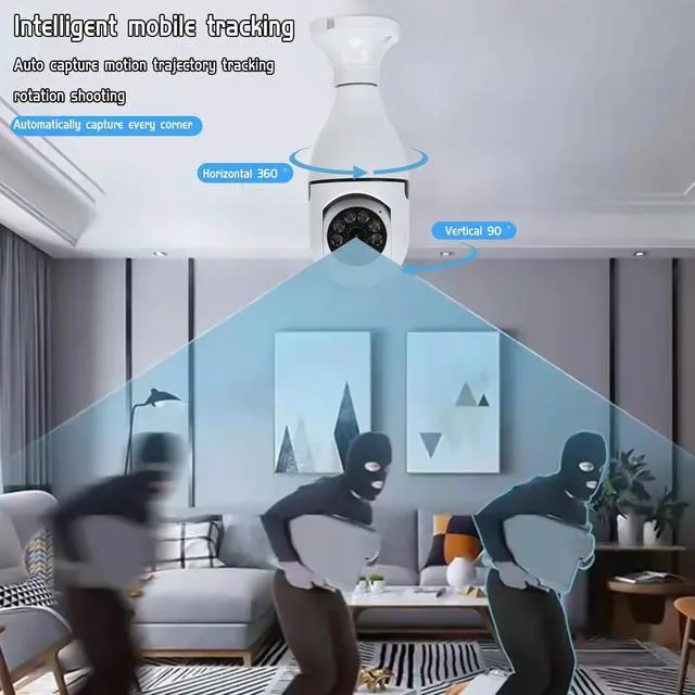 Alt view image 4 of 7 - _Mega Brand Night Vision 1080P Outdoor Surveillance Camera, White