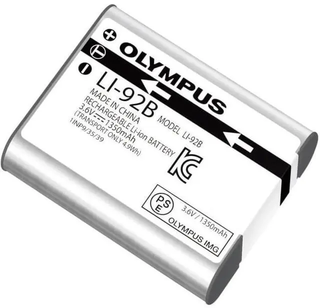 Alt view image 2 of 2 - _Mega Brand Lithium Ion Rechargeable Battery - For Camera - Battery Rechargeable - 3.6 V DC - 1350 mAh - 4.90 Wh - Lithium Ion (Li-Ion)