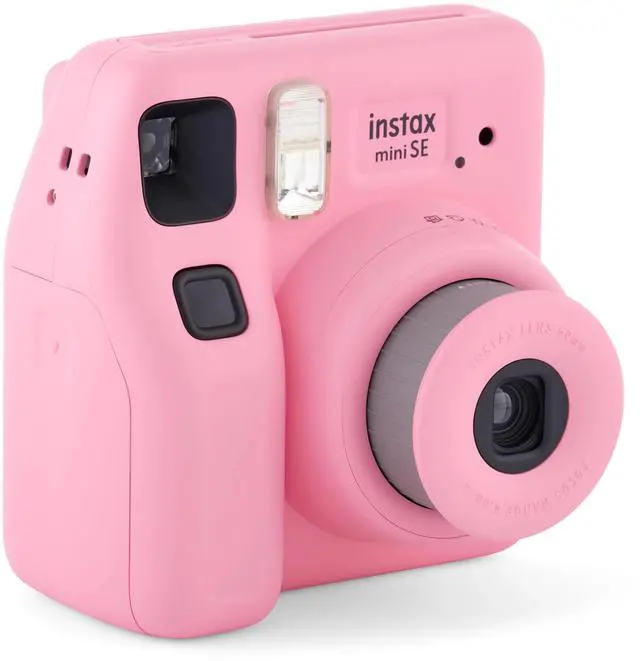 Alt view image 2 of 7 - _Mega Brand Instax Mini SE Instant Camera with Bonus 10 Pack Mini Film, Pink (Value Pack)