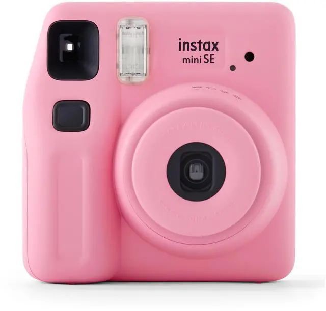 Alt view image 5 of 7 - _Mega Brand Instax Mini SE Instant Camera with Bonus 10 Pack Mini Film, Pink (Value Pack)