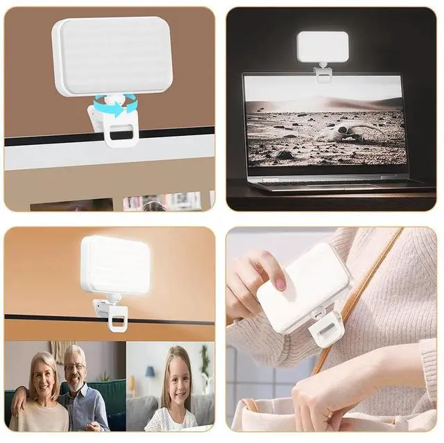 Alt view image 4 of 7 - _Mega Brand 1 Piece Clip On Light Portable Video Light Led Portable for Laptop