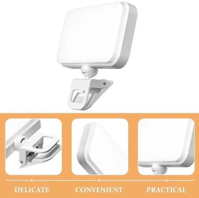 Alt view image 6 of 7 - _Mega Brand 1 Piece Clip On Light Portable Video Light Led Portable for Laptop