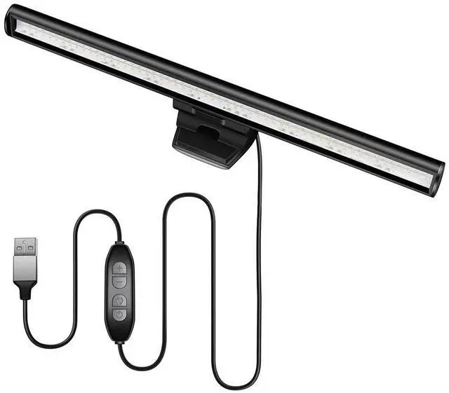 Alt view image 4 of 7 - _Mega Brand Laptop Light for Screen Reading Portable Computer Screen Hanging Light USB Powered Clip-on Laptop Hanging Lamp LED Laptop Light for Eye Care Save Space