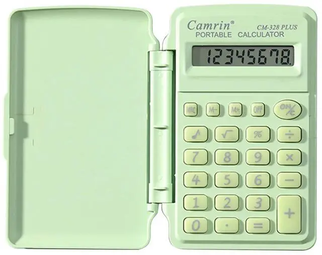 Alt view image 5 of 7 - _Mega Brand Pocket Size Calculator Pink, Basic Small Battery Operated, Large Display Four Function,Handheld Calculator School Supplies for Kids