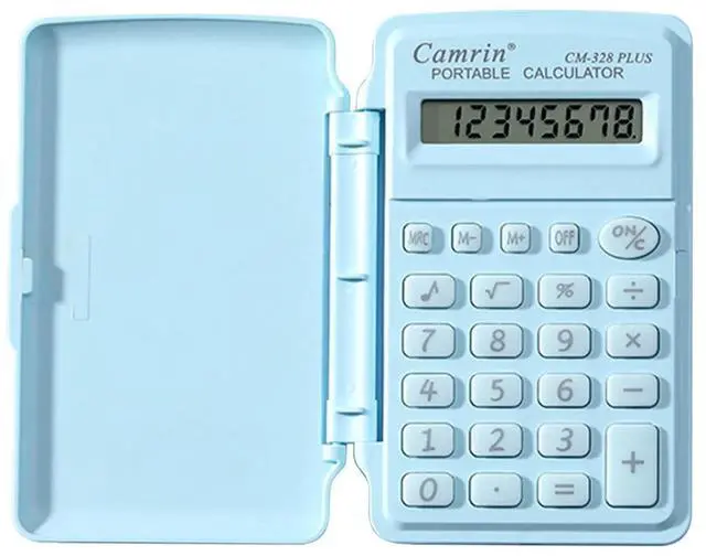 Alt view image 4 of 7 - _Mega Brand Pocket Size Calculator Pink, Basic Small Battery Operated, Large Display Four Function,Handheld Calculator School Supplies for Kids