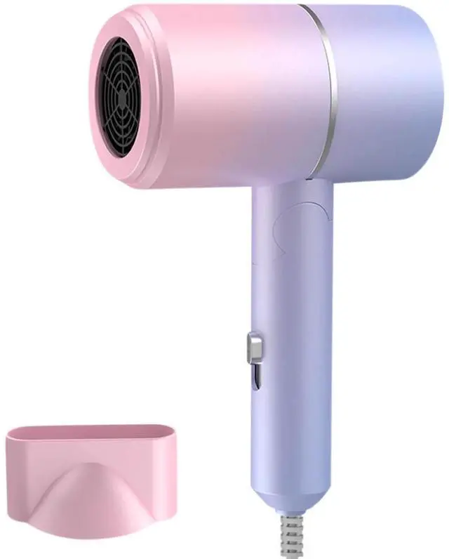Alt view image 4 of 7 - _Mega Brand Portable Hair Dryer, 700W Foldable Mini Hair Dryer with Heating/Cold Settings, Lightweight Small Hair Blow Dryer for Home Travel Curly/Thin/Thick Hair Fast Drying