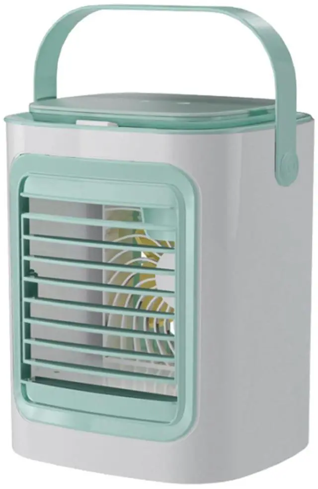 Alt view image 4 of 7 - _Mega Brand Portable Air Conditioners, Evaporative Air Cooler with 2 Ice Packs, 3 Wind Speeds, 7 Color Night Light, USB Rechargeable Portable Mini AC Fan for Home Bedroom Office