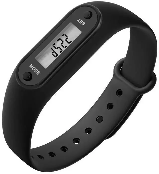 Alt view image 2 of 2 - _Mega Brand Run Step Watch Bracelet Pedometer Calorie Counter Digital LCD Walking Distance