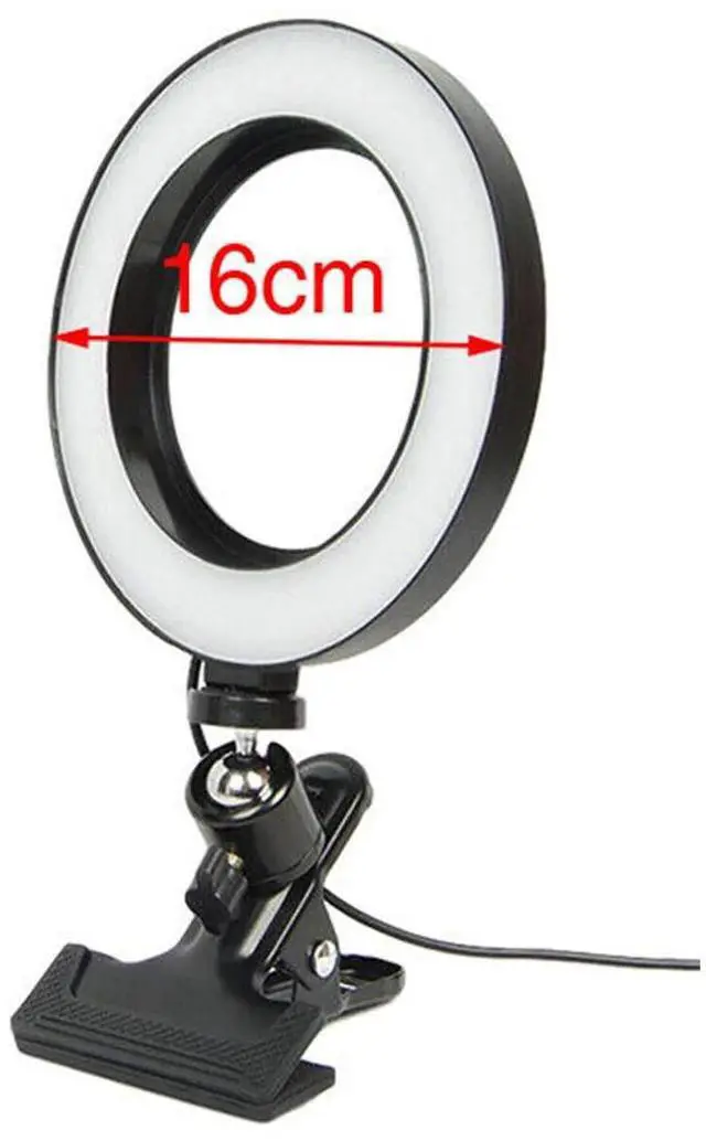 Alt view image 3 of 7 - _Mega Brand Video Conference Lighting Kit, Ring Light Clip on Laptop Monitor for Webcam Lighting/Zoom Lighting/Remote Working/Self Broadcasting and Live Streaming,16cm