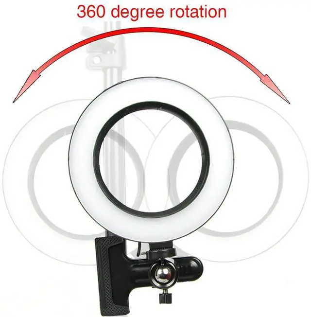 Alt view image 7 of 7 - _Mega Brand Video Conference Lighting Kit, Ring Light Clip on Laptop Monitor for Webcam Lighting/Zoom Lighting/Remote Working/Self Broadcasting and Live Streaming,16cm