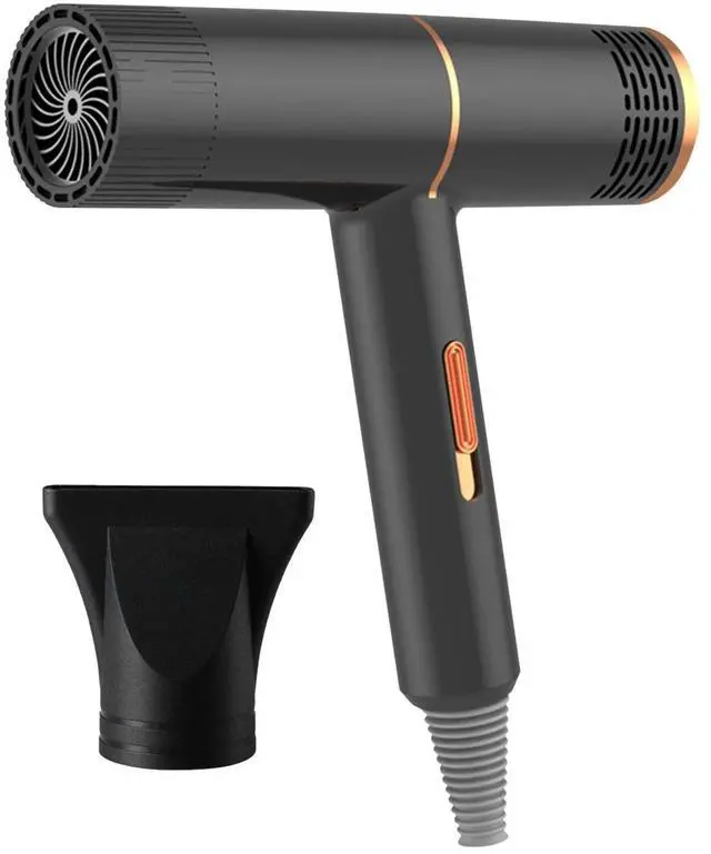 Alt view image 3 of 7 - _Mega Brand Electric Hair Dryer, Low Noise Blow Dryer with 3 Modes, 1-5 Min Fast Drying, Protable Travel Hair Dryer for Women Men Straight Curly Hair