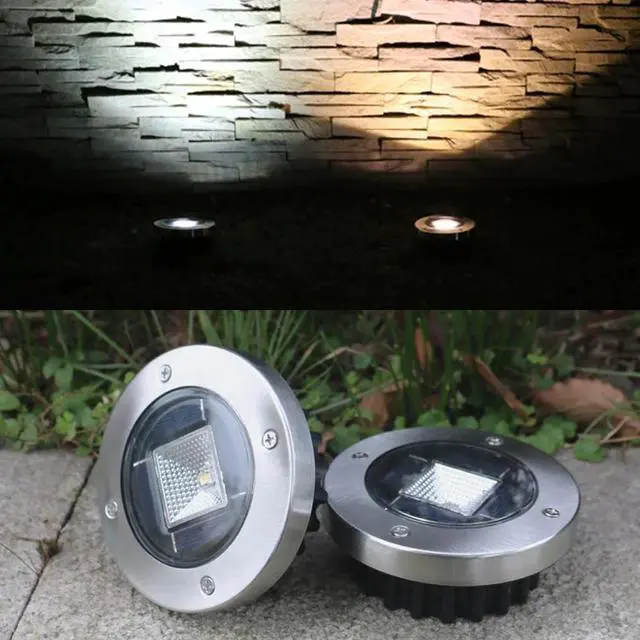 Alt view image 4 of 7 - _Mega Brand Solar Deck Lights Driveway Dock LED Light Solar Powered Outdoor Waterproof Road Markers for Step Sidewalk Stair Garden Ground Pathway Yard