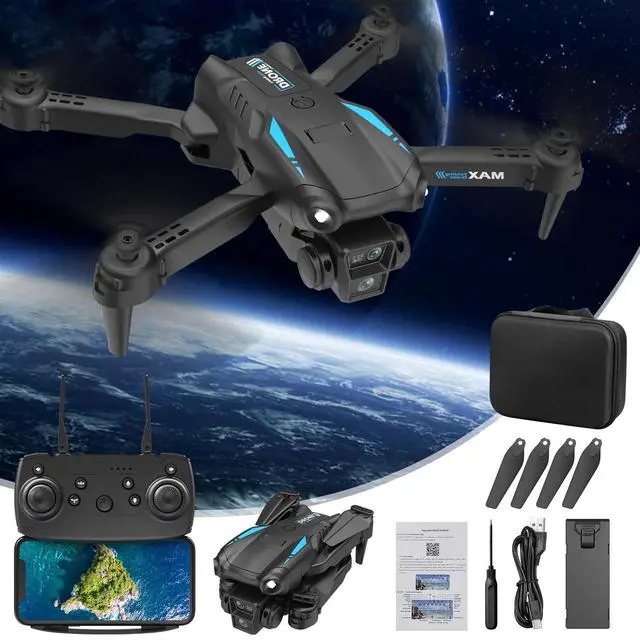 Alt view image 6 of 7 - _Mega Bran 1080P HD Camera Drone with Altitude Hold and Headless Mode, Remote Control Drone Toys, Gifts for Kids with Speed Adjustment, WiFi FPV Drone, Gesture Control, Trajectory Flying for Beginners