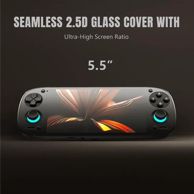 Alt view image 5 of 7 - _Mega Brand 5 Retro Handheld Game Console, 8+128G, 5.5-inch Touchscreen 1080p Portable Android Gaming Handheld with Adreno 650 GPU & WiFi 6/BT5.1, Snapdragon 865 Processor, Android 13 (Black)
