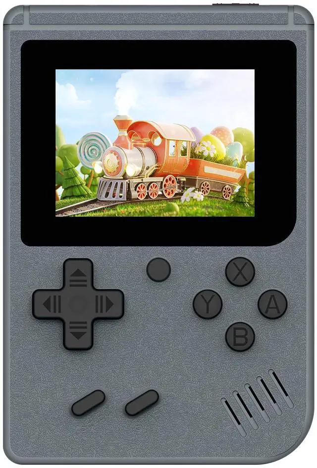 Main image of Hoegoa Retro Gaming Console 3.0" IPS Screen Handheld with 400 Built-in Classic FC Games, 800 mAh Rechargeable Battery, 6-Hour Play Time, Pocket-Size Mini Game Player for Kids, Teens, Travel Gray