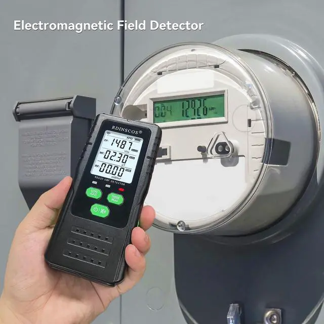 Alt view image 4 of 7 - _Mega Brand EMF Detector, Detect All 3 Types of Electromagnetic Radiation Field in 1 EMF Meter for Cell Towers, and Smart Meters, EMF Reader for Home, Office (RD630W)