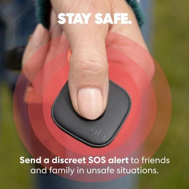 Alt view image 6 of 7 - _Mega Brand by Life360 Mate Bluetooth Tracker, Keys Finder and Item Locator for Keys, Bags and More. Phone Finder. Both iOS and Android Compatible. 1-Pack (Black)