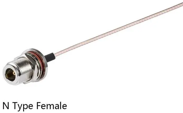 Alt view image 2 of 4 - _Mega Brand 2PCS U.F.L1 to N Type Female Low Loss Coaxial Cable 6" /15CM U.F.L1 RG178 Coaxial Pigtail Cable for Wireless Routers Mini PCIE Network Cards PCI Wi-Fi WAN Repeater