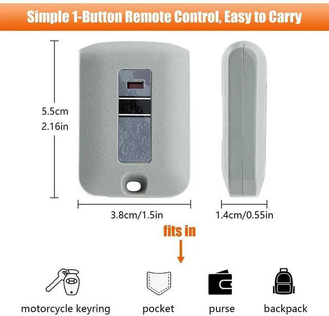 Alt view image 5 of 7 - _Mega Brand 2-Pack Replacement Garage Door Opener Remote for Linear Multi-Code 3089, 308911, 3070, 307010, 10 Dip Switch Gate Opener, 300MHz Compatible