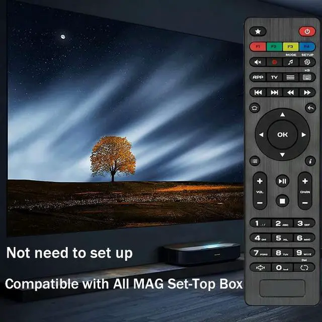 Alt view image 3 of 6 - _Mega Brand Replaced Remote Control for All MAG IPTV Set-Top Box, Compatible with All MAG Series Box