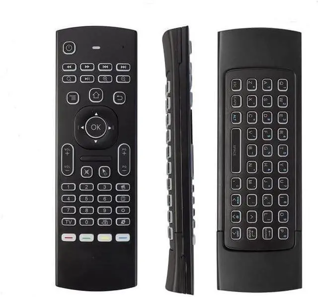 Alt view image 4 of 6 - _Mega Brand 2 Pack MX3 Pro Mini Keyboard Backlight Fly Remote Mouse,Android TV Remote Control,IR Learning Mini Wireless Keyboard for Android TV Box.HTPC.IPTV,Networked Set-top Box