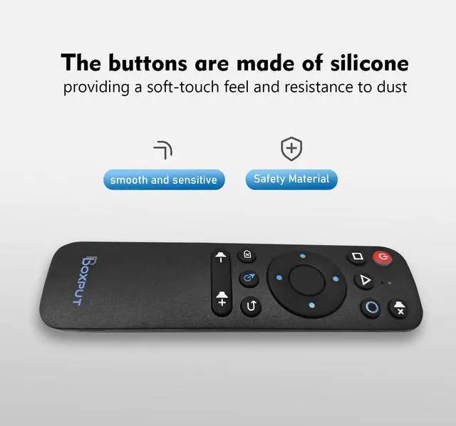 Alt view image 6 of 7 - BPR1S Plus Air Mouse Remote 2026 New BT & 2.4G RF Replacement Remote with USB Receiver and Voice Control Supports 6-Axis Gyro IR Learning for Android TV Box TV Stick Smart Set Top Box