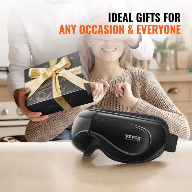 Alt view image 6 of 7 - _Mega Brand Heated Eye Massager - 5 Modes, Bluetooth Music, Foldable, Ideal Gift for Parents, Black