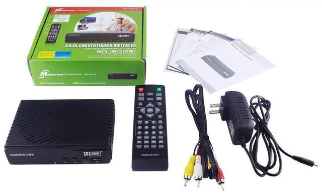 Alt view image 5 of 5 - _Mega Brand ATSC Digital Converter Box with Recording / Media Player / TV Tuner Function (HW130STB)